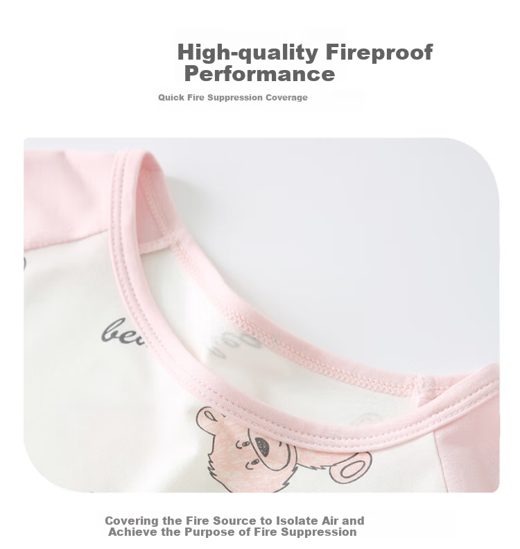 Dingguagua Girls' Nightgown, Children's Summer Thin Sleepwear, Class A New Style, Silk-Like, for Older Girls, Home Wear 9