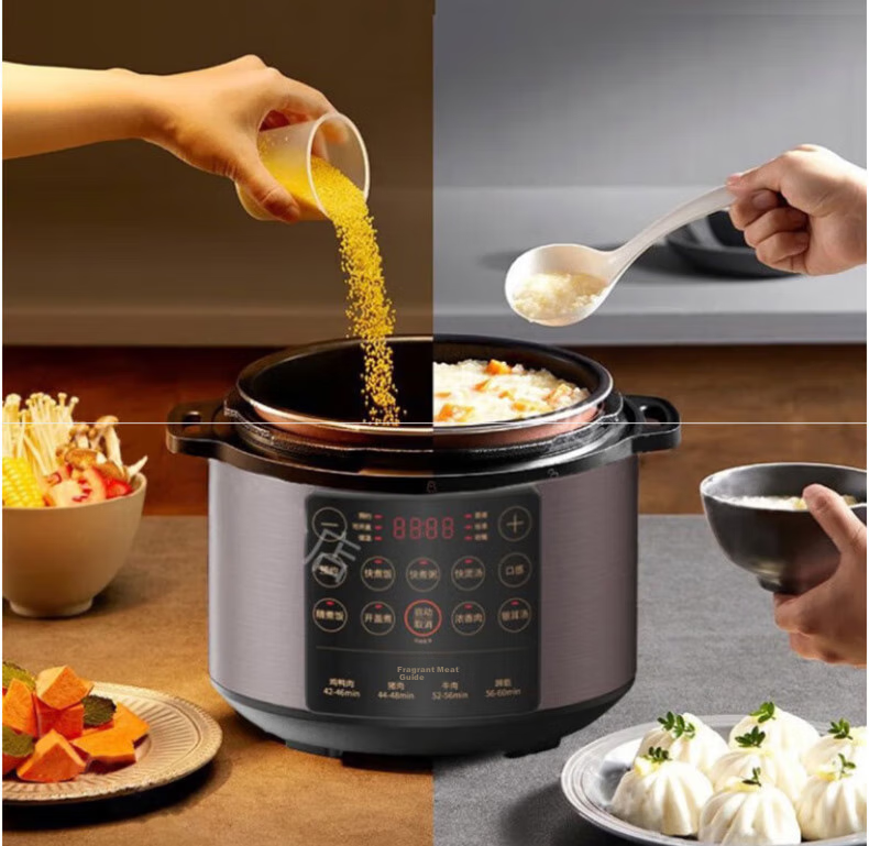 Joyoung Home 5L Electric Pressure Cooker Multifunctional Electric Pressure Cooker with Lid, High-Pressure Cooker, Electric Rice Cooker, Rice Cooking Pot Y-50C31 18
