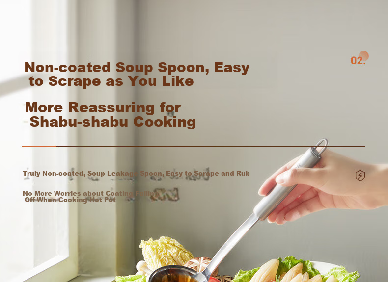 SUPOR Stylish 304 Stainless Steel Hot Pot with Composite Bottom 30CM Compatible with Induction Cookers ET30BS01 4