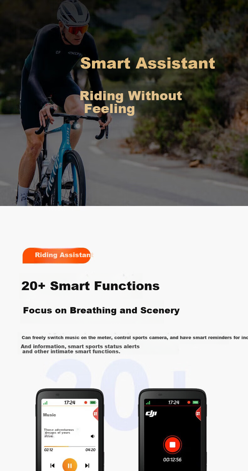 IGPSPORT Bicycle Computer, Road Bike GPS Navigation Computer, Smart Wireless Cycling Computer, BiNavi, Black 23