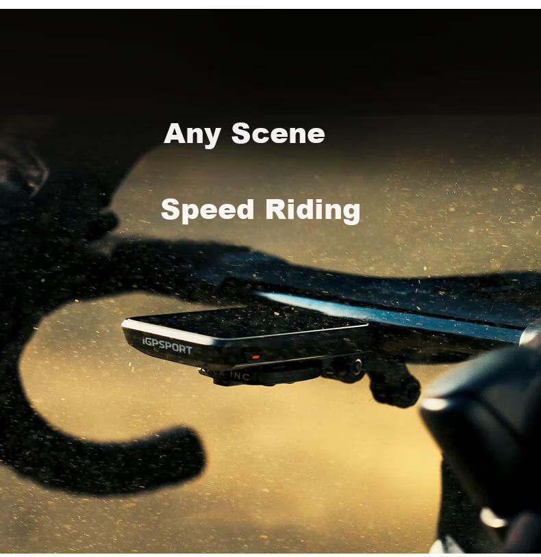 IGPSPORT Bicycle Computer, Road Bike GPS Navigation Computer, Smart Wireless Cycling Computer, BiNavi, Black 3