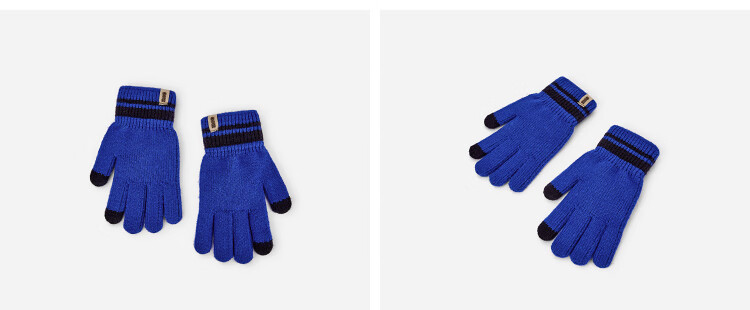 Balabala BalaOne Kids Gloves Boys Colorblock Five-Finger 2025 Warm Comfortable Fashion Simple 208425162210 3