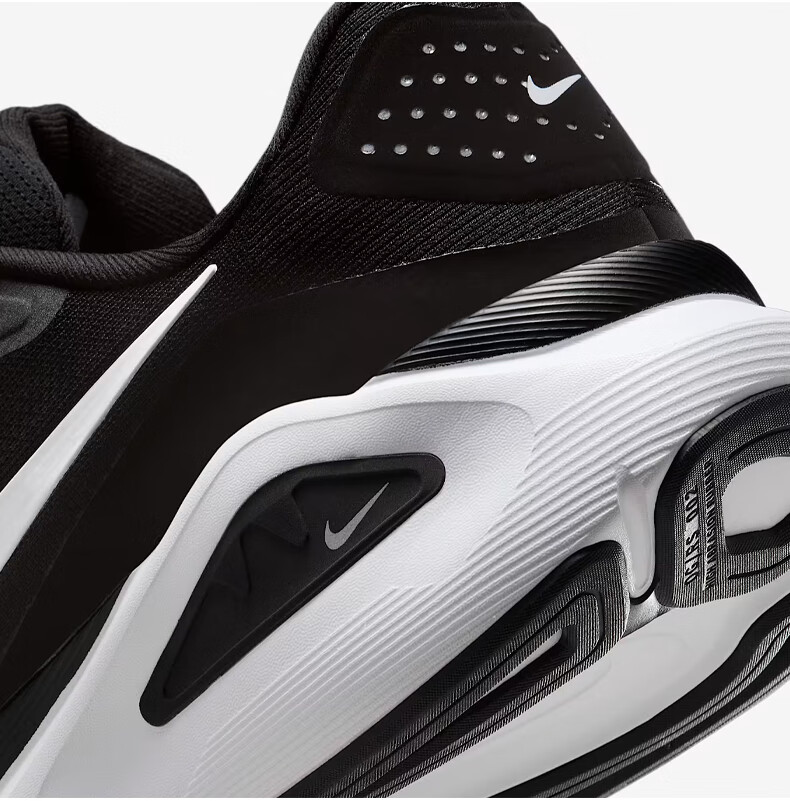 NIKE STRUCTURE Men's Professional Road Running Shoes, Sports Shoes HJ1102-002, Black And White, Size 42 3