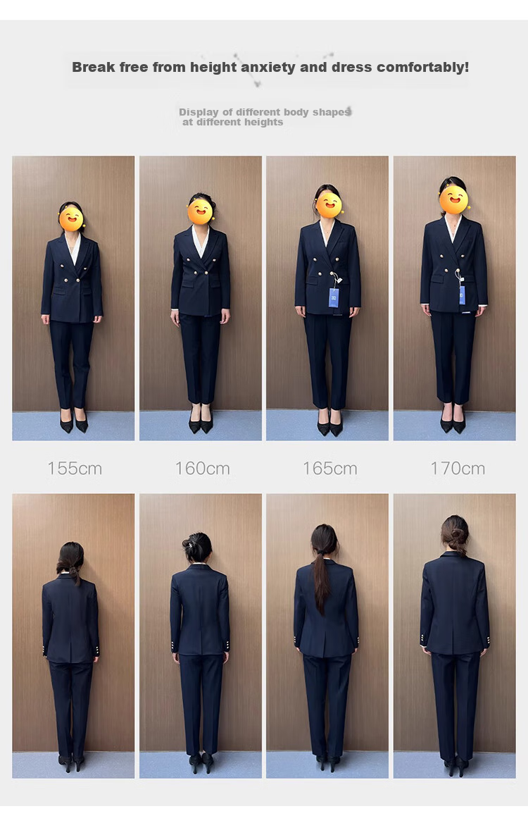 Bodexiaojie Professional Women's Suit Set, Elegant Office Attire, Formal Wear for Work Interviews And Business Meetings 6