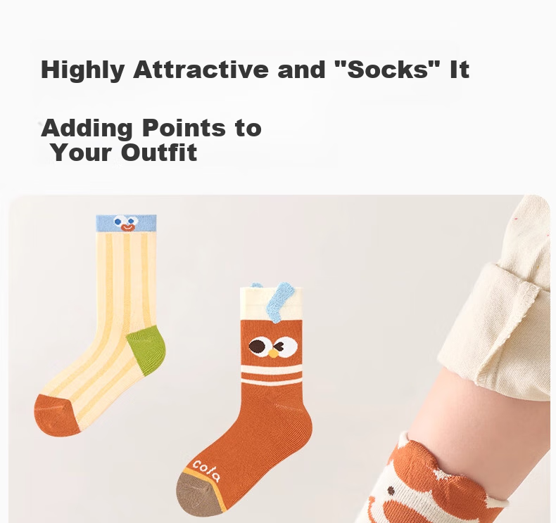 Mianqixiong Boys' Socks, Long Tube Spring And Autumn High Socks, Children's Cotton Socks, Thin Summer Style, Baby Boy High Socks, Boys' Autumn Socks 9