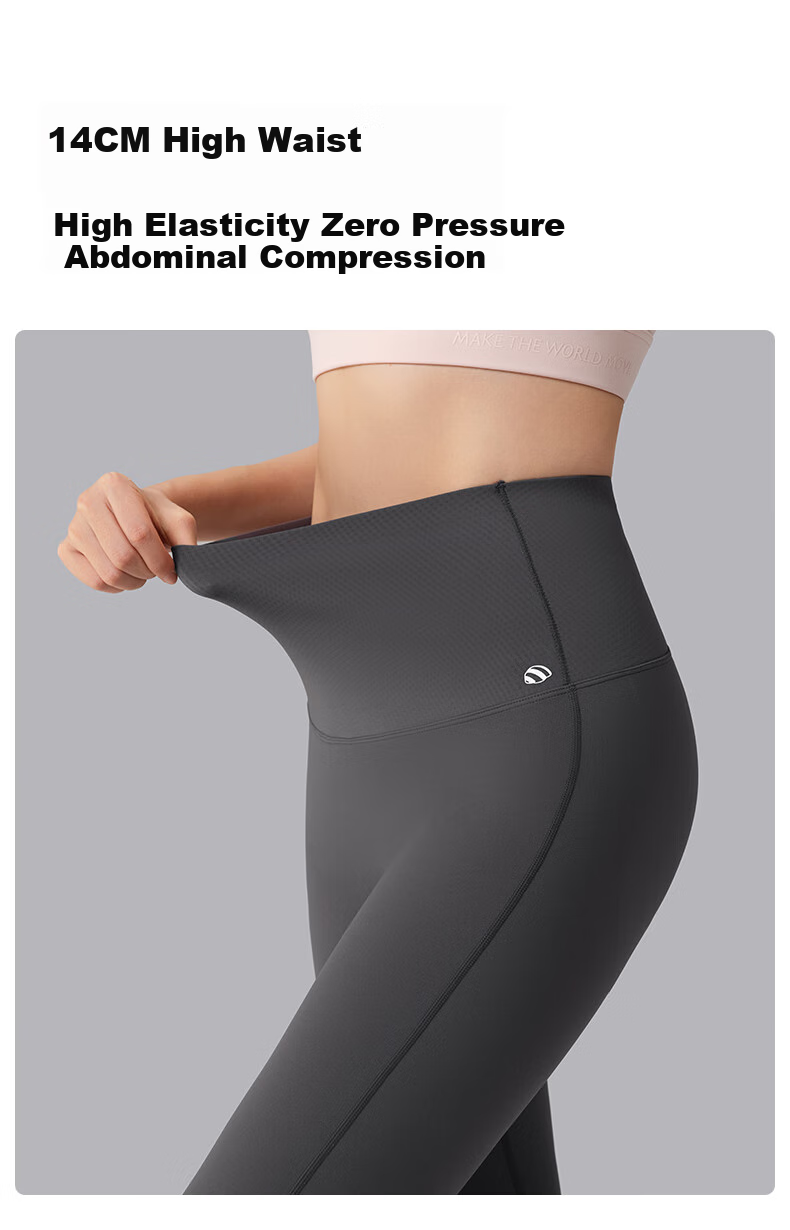 Guniangjia [Liu Haocun's Choice] Shark Leggings for Women, High-Waisted Tummy Control And Butt-Lifting Shaping Yoga Pants, Nine-Point Capri Leggings 13