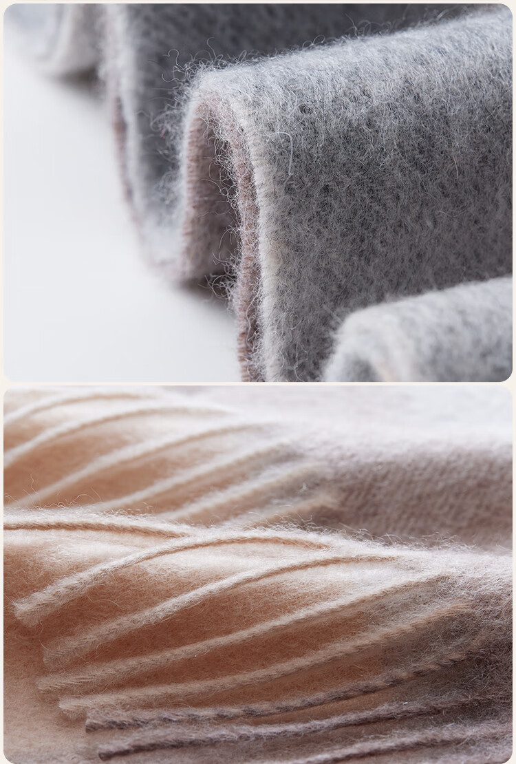 JIUMU 100% Cashmere Scarf Women Autumn Winter Shawl Warm Neck Warmer Female New Year Birthday Gift Box Set 4