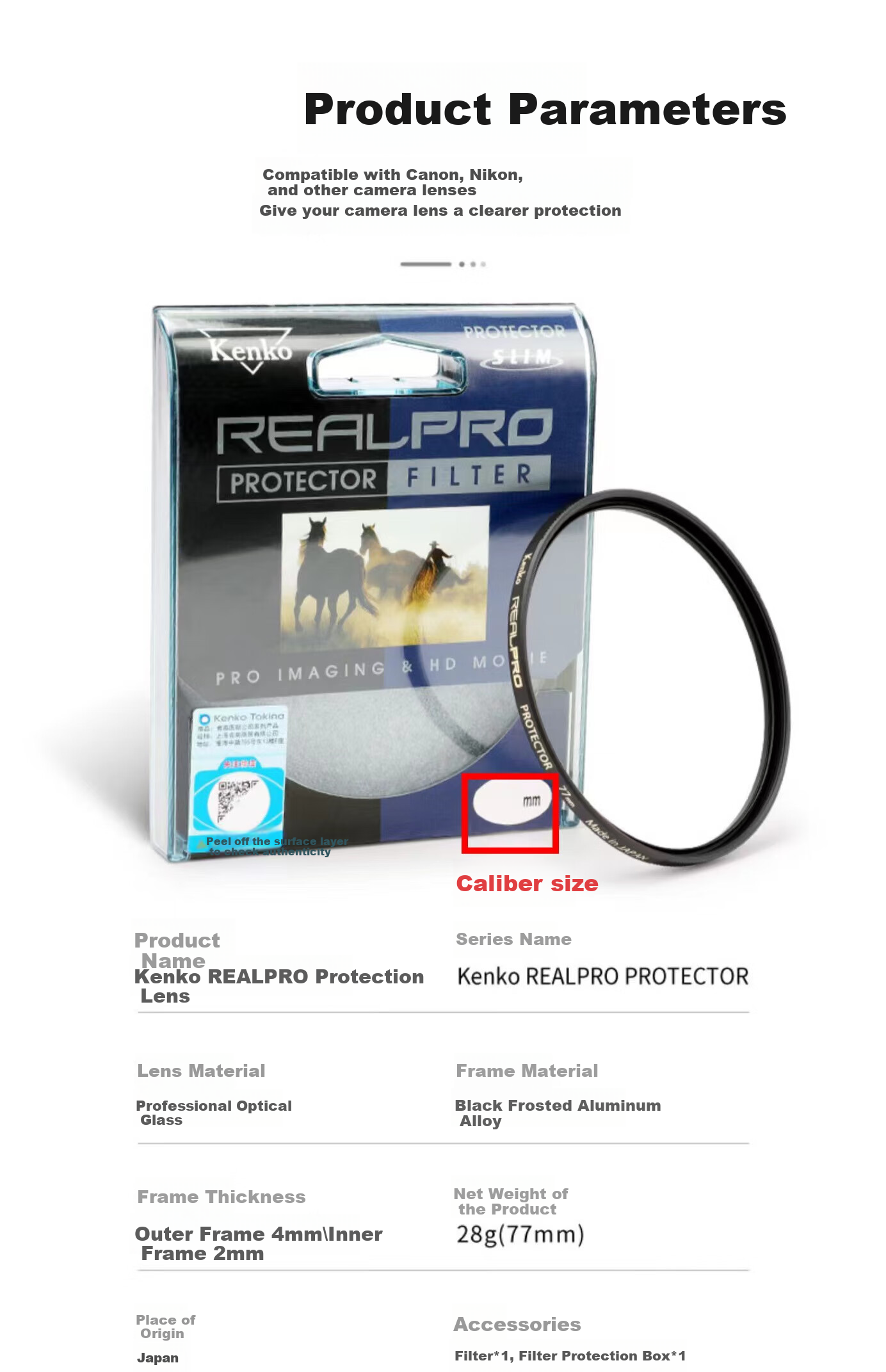 KENKO PROID Upgraded Version, REALPRO Protective Goggles, 67mm 3