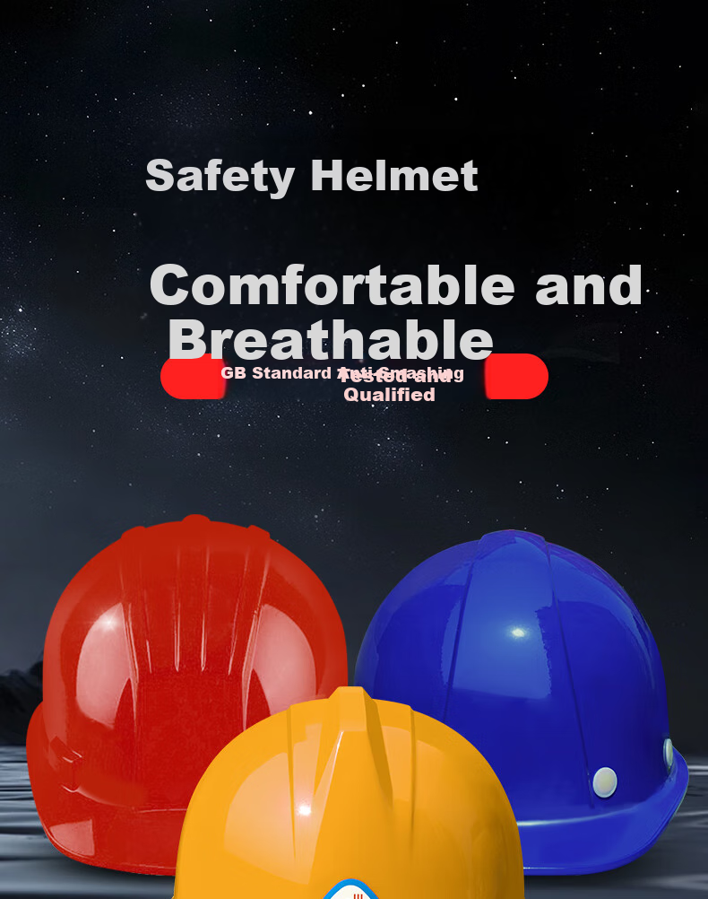 Puda Safety Helmet, Construction Site Anti-Smashing Impact-Resistant, Construction Engineering Work, 6011 White V-Shaped ABS Style (Fast Delivery from Beijing Warehouse) 1