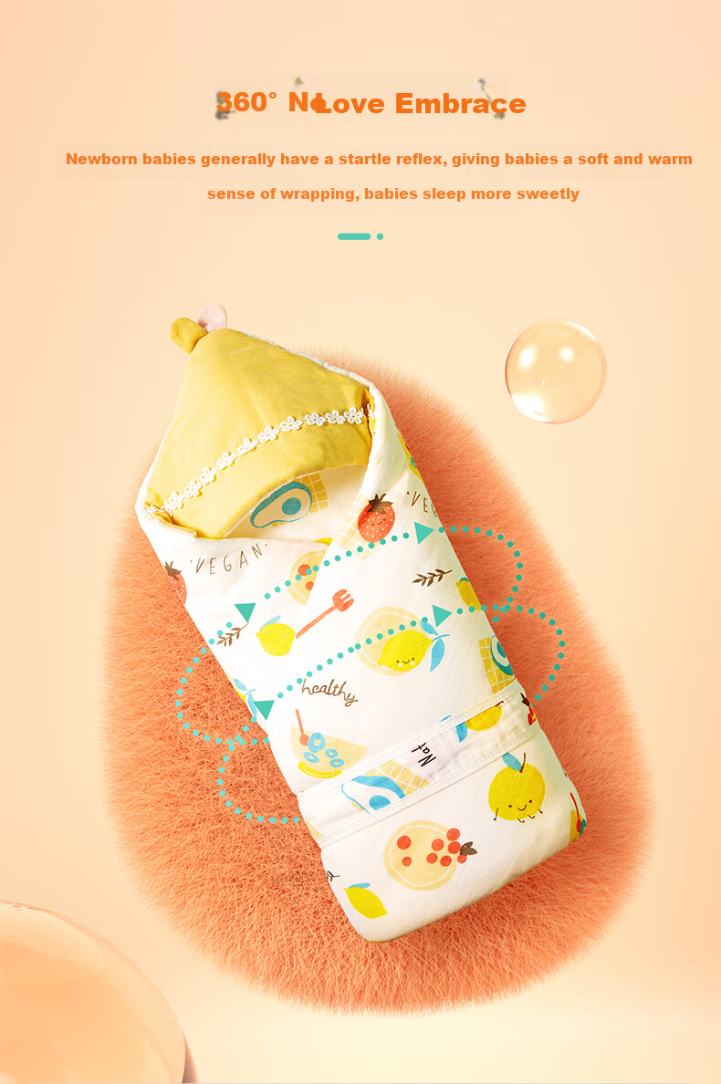 Ankexin Baby Swaddle Blanket, 5A Antibacterial, Newborn Pure Cotton, Anti-Startle, Maternity Ward Sleeping Bag, Infant Wrap, 2-Pack 2