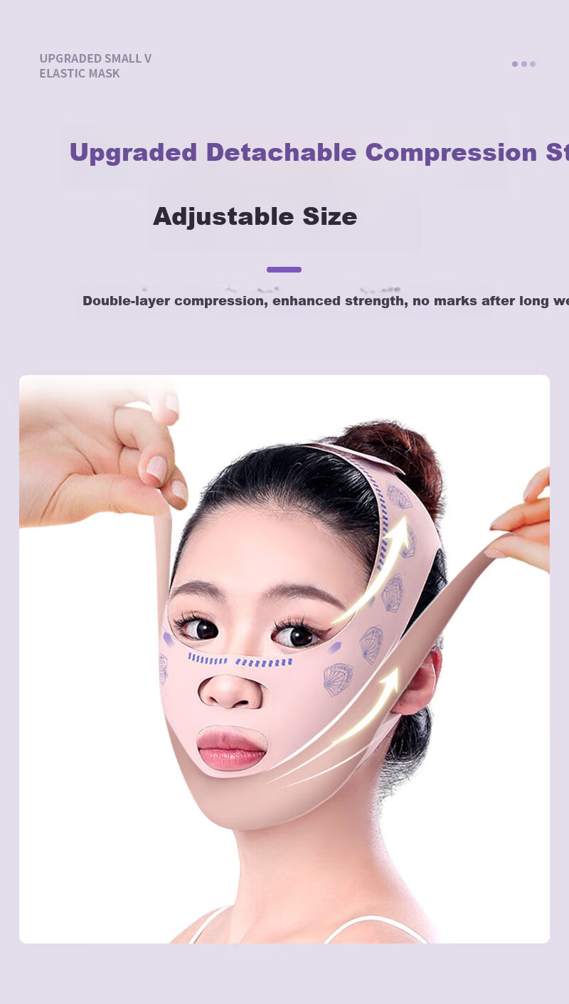 Chuxian Mask Tightening Device, Lifting Bandage, Nasolabial Folds Enhancement, Double Chin Reduction, Facial Sleep Masking, V-Face Sculpting 4