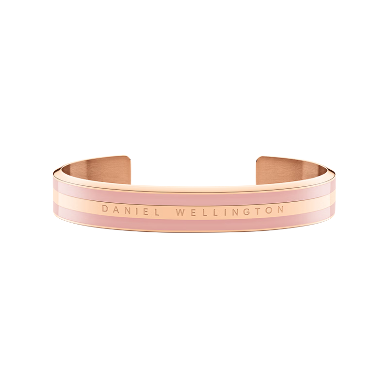 DanielWellington [Limited Time Sale], DW Bracelet for Women, Rose Pink Medium Open Bangle DW009 Birthday Gift