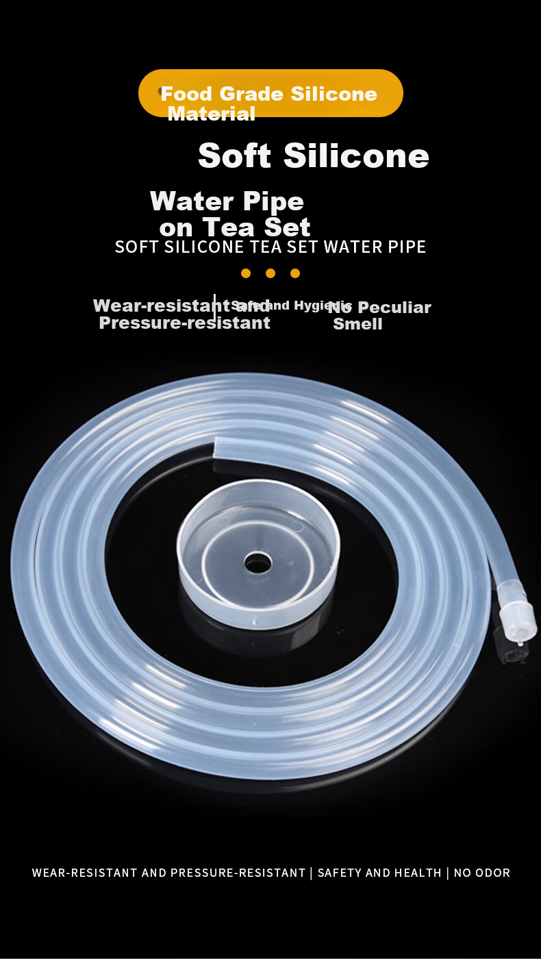 Jingwanhui Water Dispenser And Tea Bar Machine Electric Kettle Upper Water Pipe, Tea Tray And Table Bucket Water Pumping Pipe Sediment Rubber Hose, 1.4 Meters Complete Set W849 1