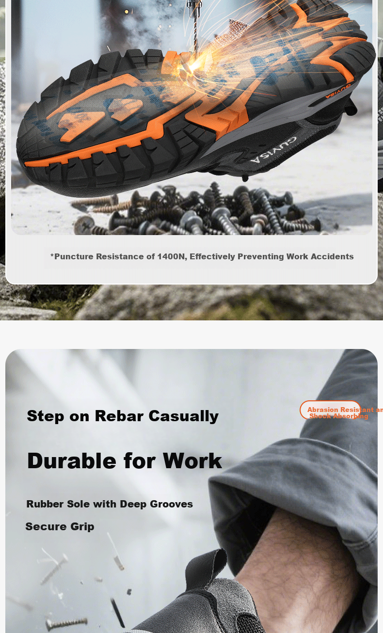 Weierdun Safety Shoes for Men, Anti-Smashing And Puncture-Resistant, 10KV Insulated Work Site Electrician Power Grid Safety Shoes 1109SKV Size 41 7