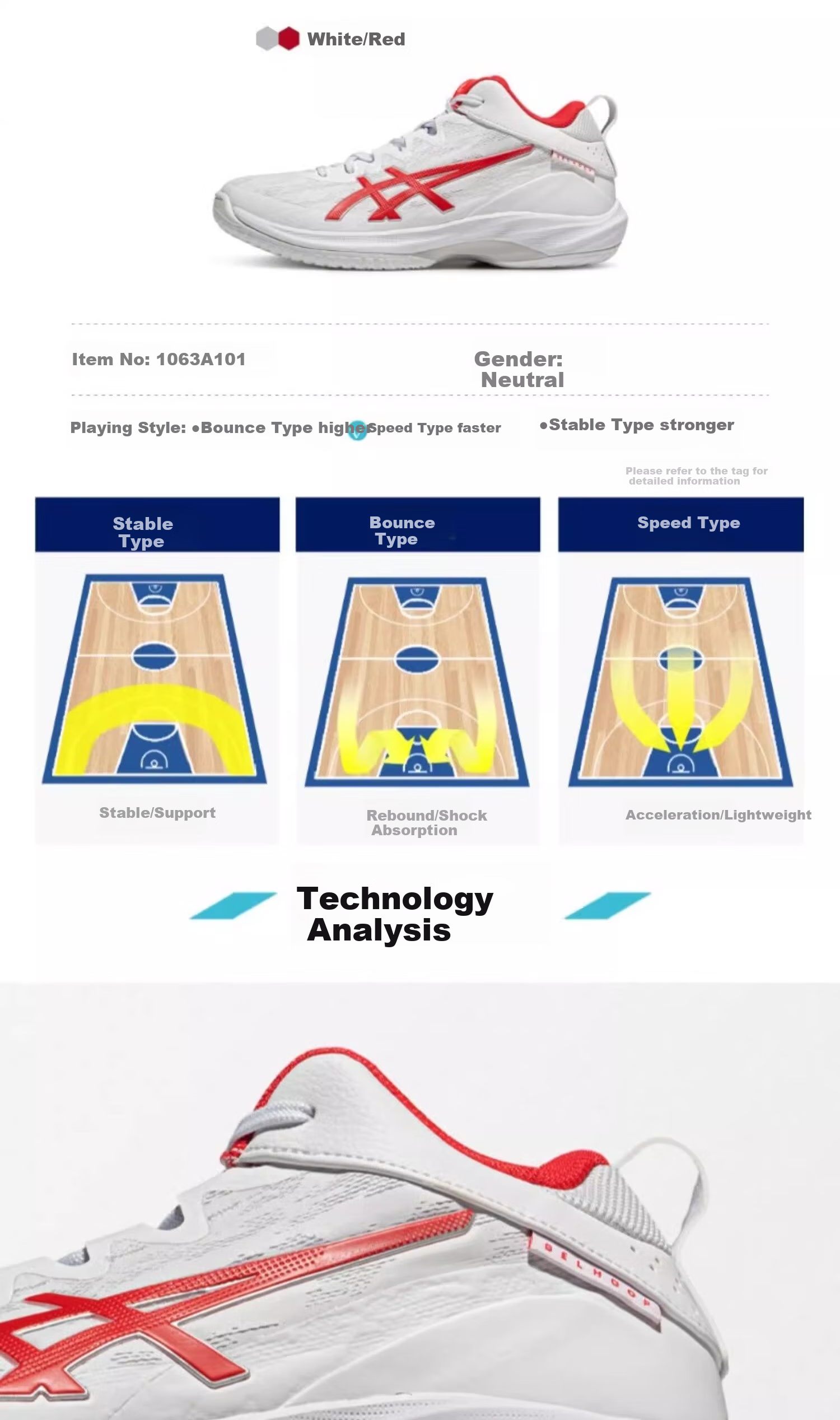 ASICS GELHOOP V17S Men's Cushioning Basketball Shoes Mitsui Hisashi 26AW 1063A101-102 Size 41.5 2