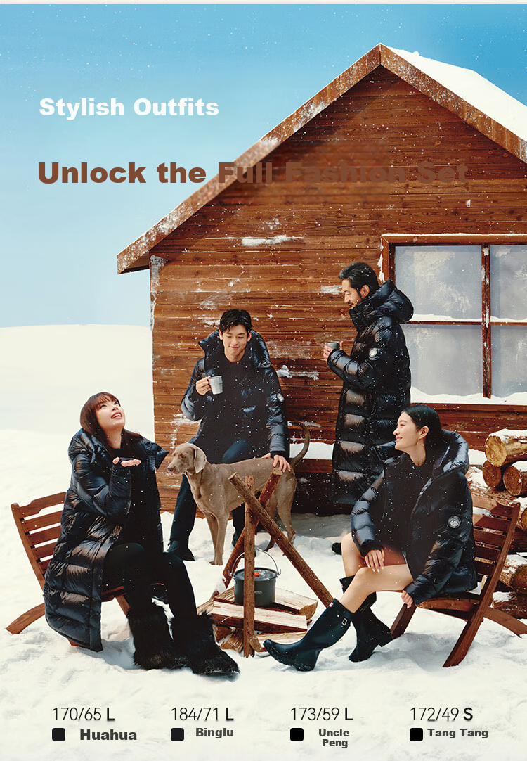 JD Original [Black Gold Imported White Goose down] Short Goose down Jacket for Men And Women, Winter Outerwear, Obsidian Black, 3XL 15