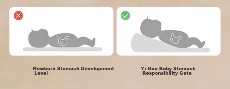 Aibaoshi Baby Inclined Pillow, Infant Anti-Reflux Aid, 0-6 Months Newborn Incline Pad Bear S707 5