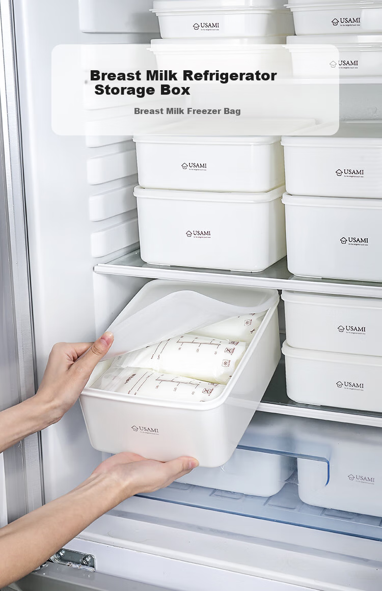 Daisy Leaf Breast Milk Storage Container, Refrigerator Freezer Milk Storage Box, Fresh-Keeping Freezer Milk Storage Container 1