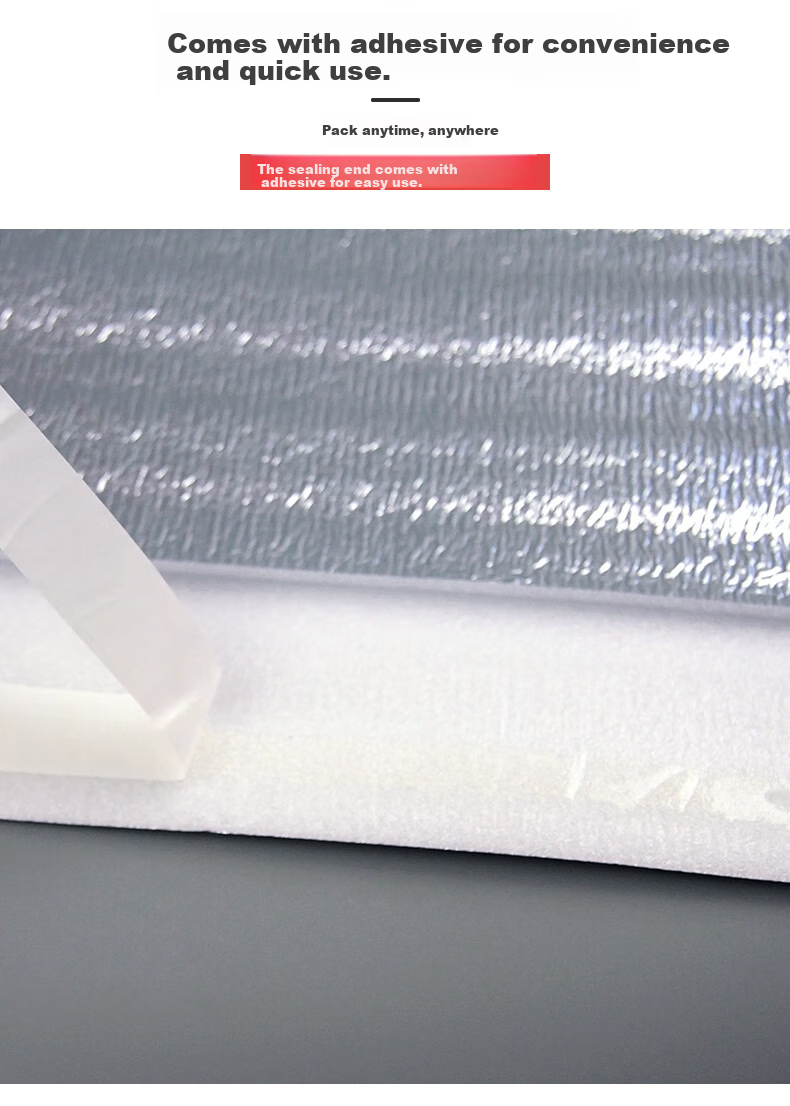 Bailingbaili Cold Chain Transport No. 4 Three-Dimensional Insulated Bags, Pack of 8, Thickened Aluminum Foil Three-Dimensional Large Capacity Food Storage Bags 3