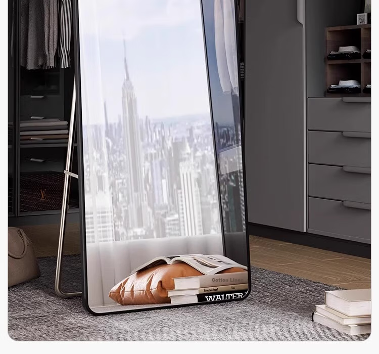 Huayinxuan Full-Length Mirror, Floor-Standing Mirror, Wall-Mounted Dressing Mirror, Bedroom Makeup Mirror, Bathroom 3D High-Definition Mirror 23