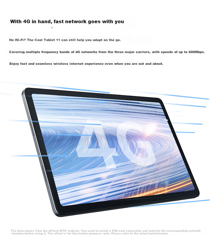 Lecoo Tablet 11-Inch Pad 2 [Subsidies], Phone Call, 4G All Network, Large Screen, Study Device, 8000mAh Large Battery, 8+256GB, Gray 1