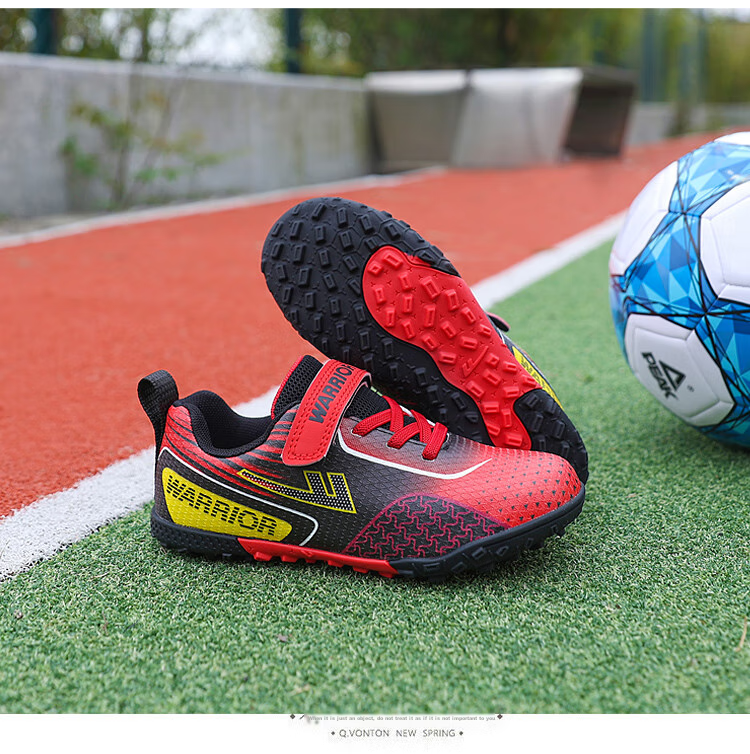 Warrior Children's Soccer Training Shoes for Boys And Girls, Elementary And Middle School Students' Specialized Molded Cleats WZ-B578T Blue Light Blue Size 31 7