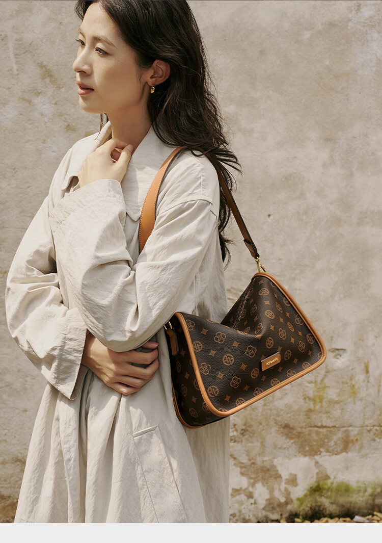 Aokang Women's Bag 2025 New Trend Retro Vintage Small Square Bag Lightweight Luxury Versatile Crossbody Shoulder Bag Birthday Gift for Girlfriend 1