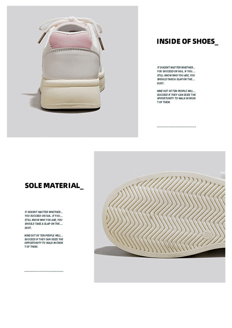 Global Nai Fufu Popular Dopamine Shoes Women 2025 Spring Autumn New White Casual High-Value Sneakers Women 1