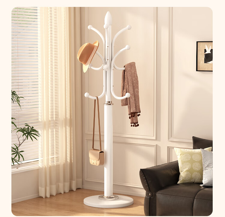 Naifeng Floor Coat Rack Bedroom Home Simple Clothes Hanger Stand Minimalist Freestanding Popular Indoor Bag Rack 3