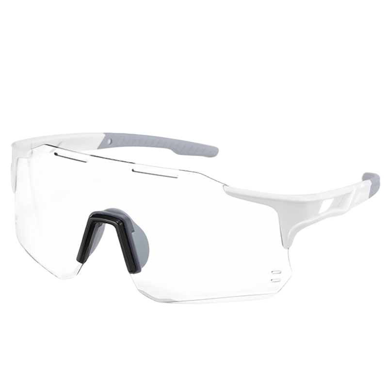 Jimmy Orange Cycling Sunglasses, Day And Night Use, Photochromic, Windproof, Sandproof, Sports, Mountain Climbing, Road Biking Glasses