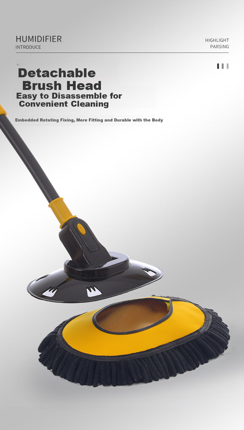 Jiebishi Mini Mop, Car Washing Mop, Mini Sponge Mop, Household Kitchen Tabletop Absorbent Sponge Cleaning Tool, 5-Piece Set 7