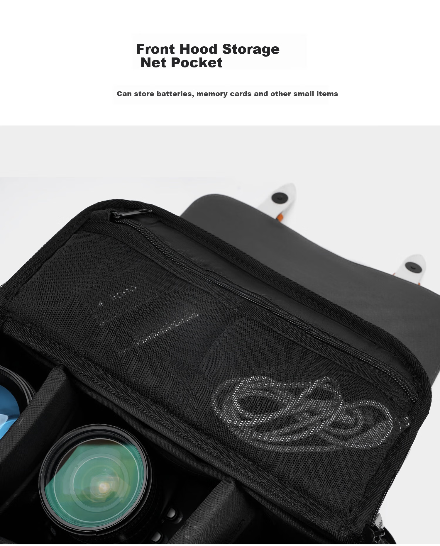 CWATCUN Shoulder Camera Bag, Crossbody Photography Bag, Large Capacity Waterproof Backpack Suitable for Fuji, Sony, Nikon, Cano 9
