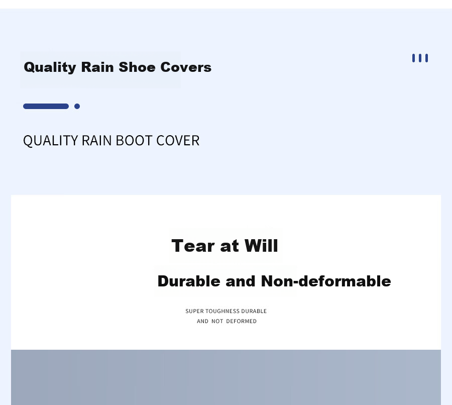Zhengyu Rain Shoe Covers, Waterproof Non-Slip Wear-Resistant Thickened Children's Shoe Covers, Portable Rain Boots, Waterproof Shoes for Adults, Men And Wome 16