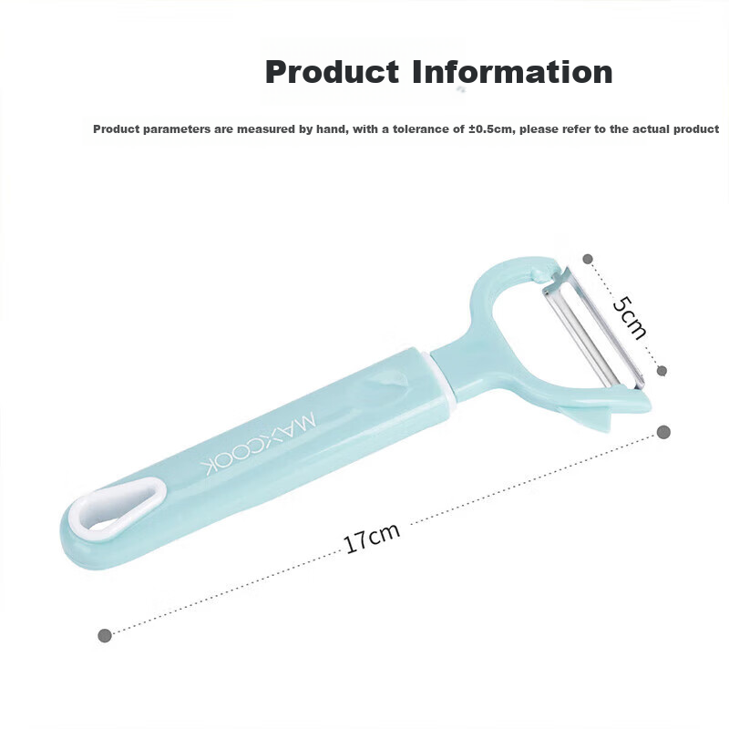 Maxcook Peeler, Stainless Steel Peeling Knife, Melon Peeler, Vegetable And Fruit Knife, MCBF-105