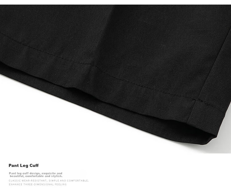 I'M DAVID Men's Suit Shorts, Straight-Leg Loose Thin Summer Pants, Casual Five-Point Shorts for Men, Dark Gray, M 9