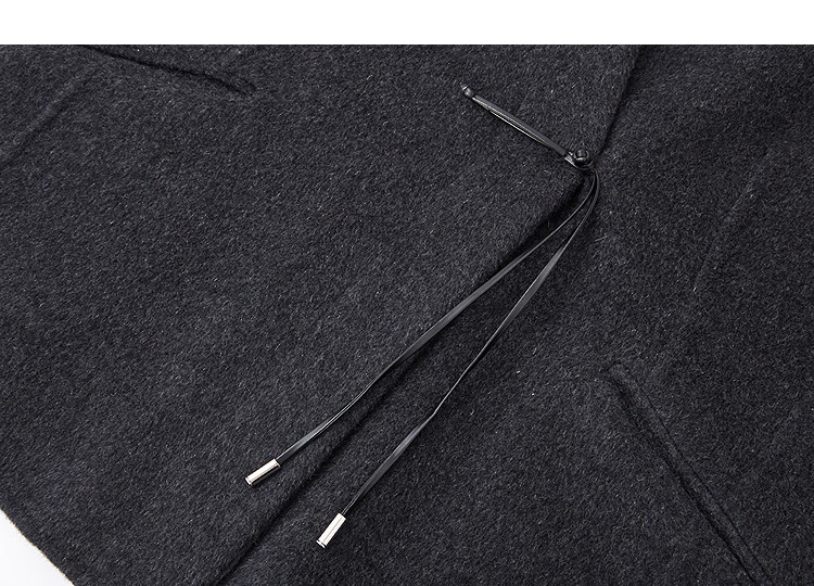Demana "Ink Smoke Dense" Winter National Style New Chinese Double-Sided Woolen Coat Loose Elegant Women's Jacket 3