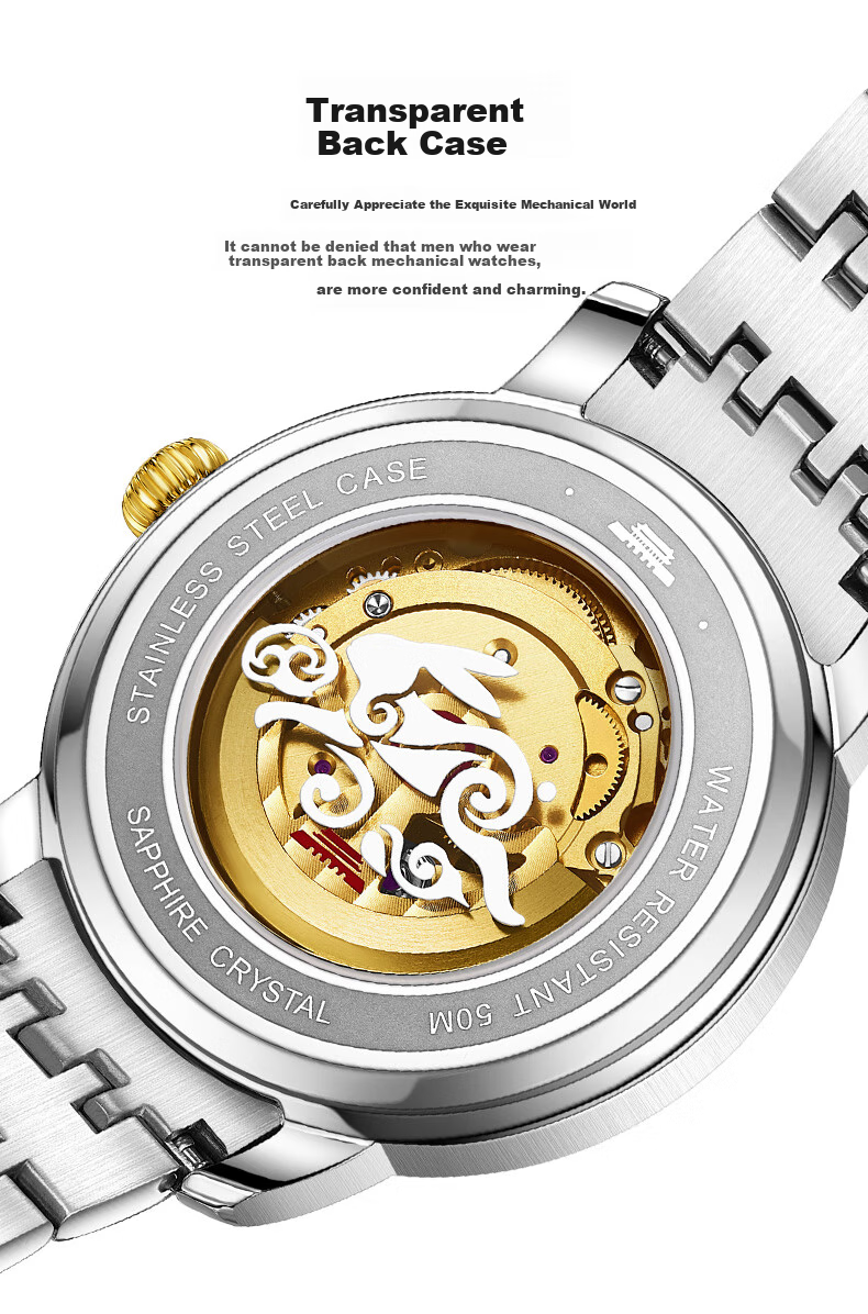 Beijing Watch, Men's Fully Automatic Mechanical Watch, Twelve Zodiac Signs, Hongxing National Watch, Birthday Gift for Me 2