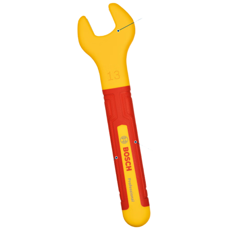 Bosch Single-Head Open-End VDE Insulated Wrench 10MM
