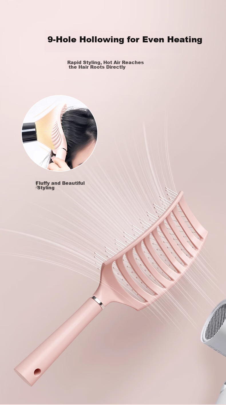 Baoshi Comb for Women, Self-Cleaning Massage Comb, Spine-Relieving Comb, Volumizing Comb, High Crown Long Hair Comb, Anti-Tangling Styling Tool, Hair Beauty And Styling Tool 7