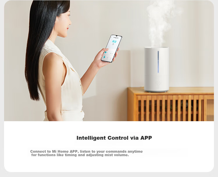 Mijia Xiaomi Smart Disinfecting Humidifier 2, Bedroom Quiet Operation, Sterilization for Pregnant Women And Infants, Intelligent Constant Humidity, Top Water Filling, Moisturizing Gift, 4.5L Large Capacity MJJSQ05DY 11