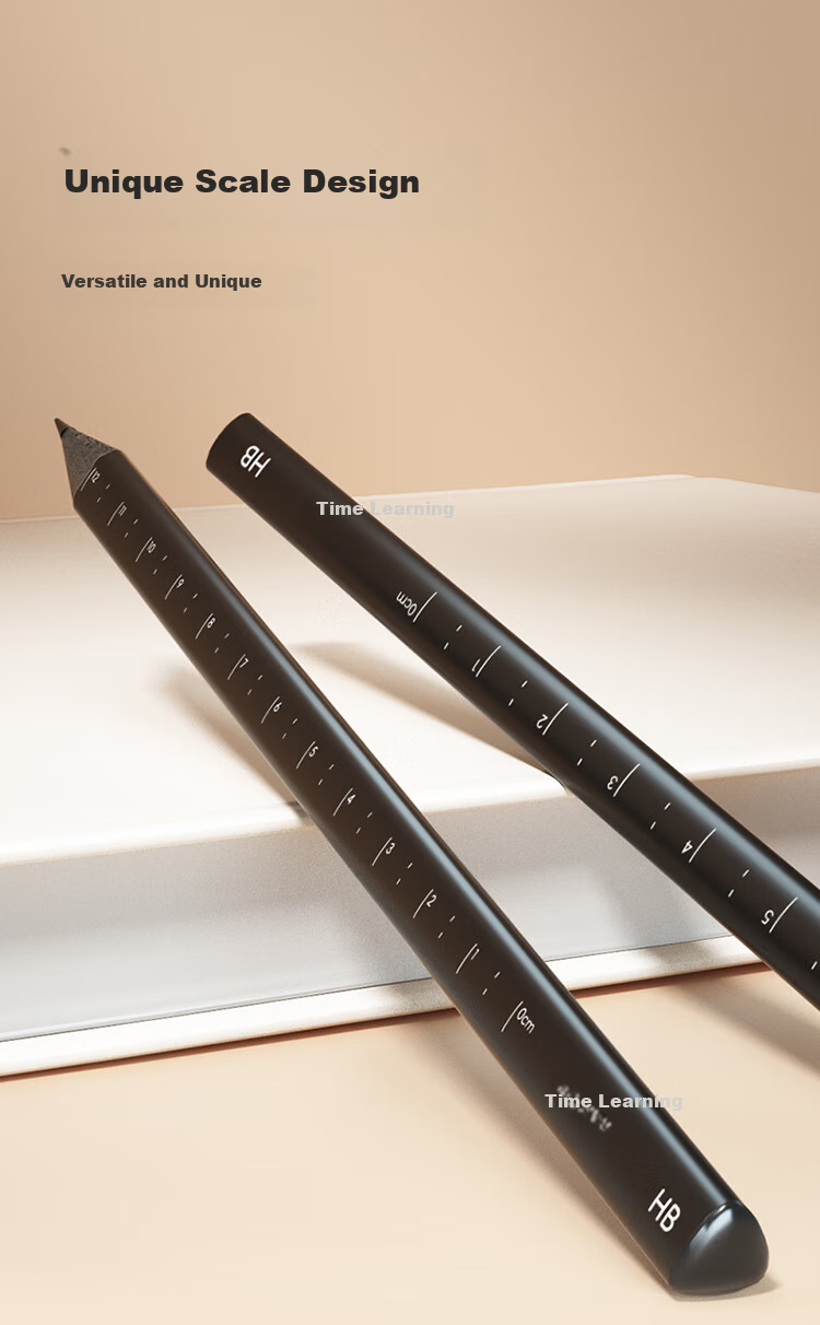 [ SHIGUANGXUE ] HB Thick White Pencil Set with Eraser And Cap, Name Stickers for Primary School Students in Grades 1-3, Graphite Pencils for Children And Kindergarten Stationery Supplies 7