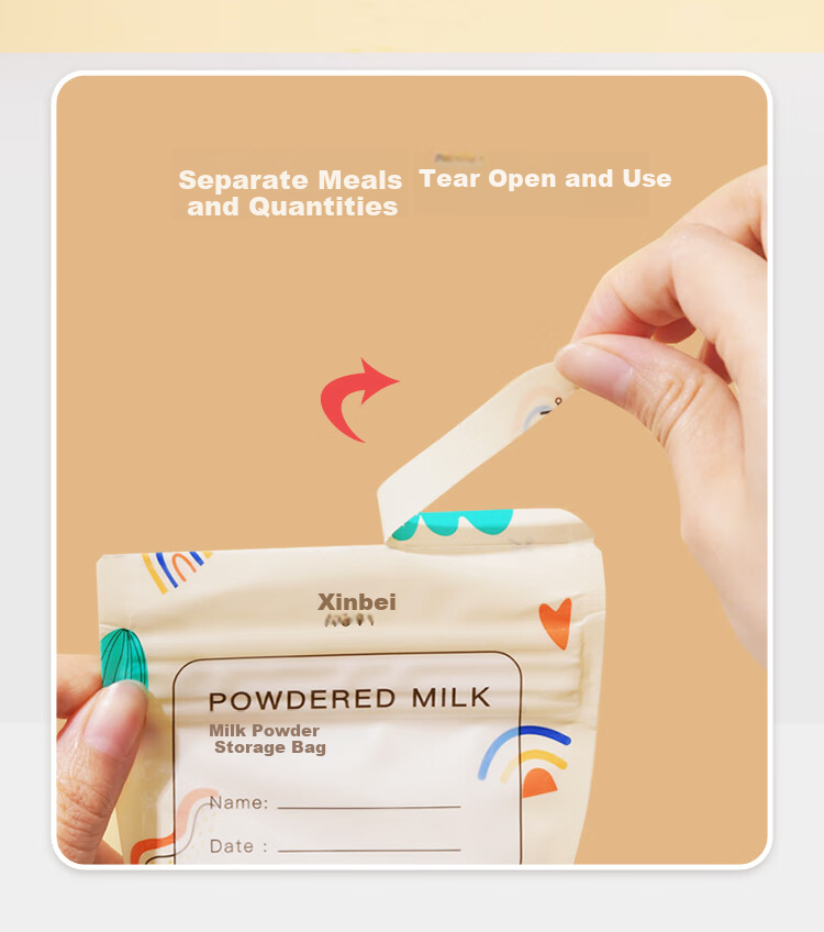 Xenbea Disposable Milk Powder Storage Bags, Thick Leak-Proof Milk Powder Dispensing Bags, 30 Pieces, 9168-2 2