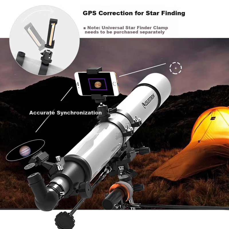 Xingtelang 80EQPro High-Definition, High-Magnification, Large-Aperture Professional Astronomical Telescope for Moon And Sky Observation, Student Science Education Birthday Gift