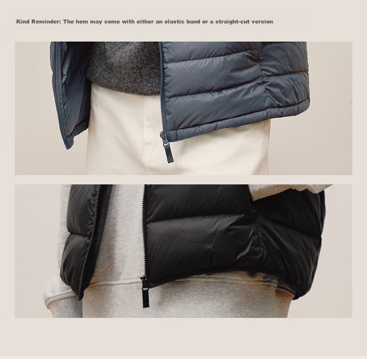 JD Original [Air Zero Pressure down] Lightweight down Jacket for Men, Winter Stand Collar, 90% Duck Down, Light Mist Blue, Size S 10