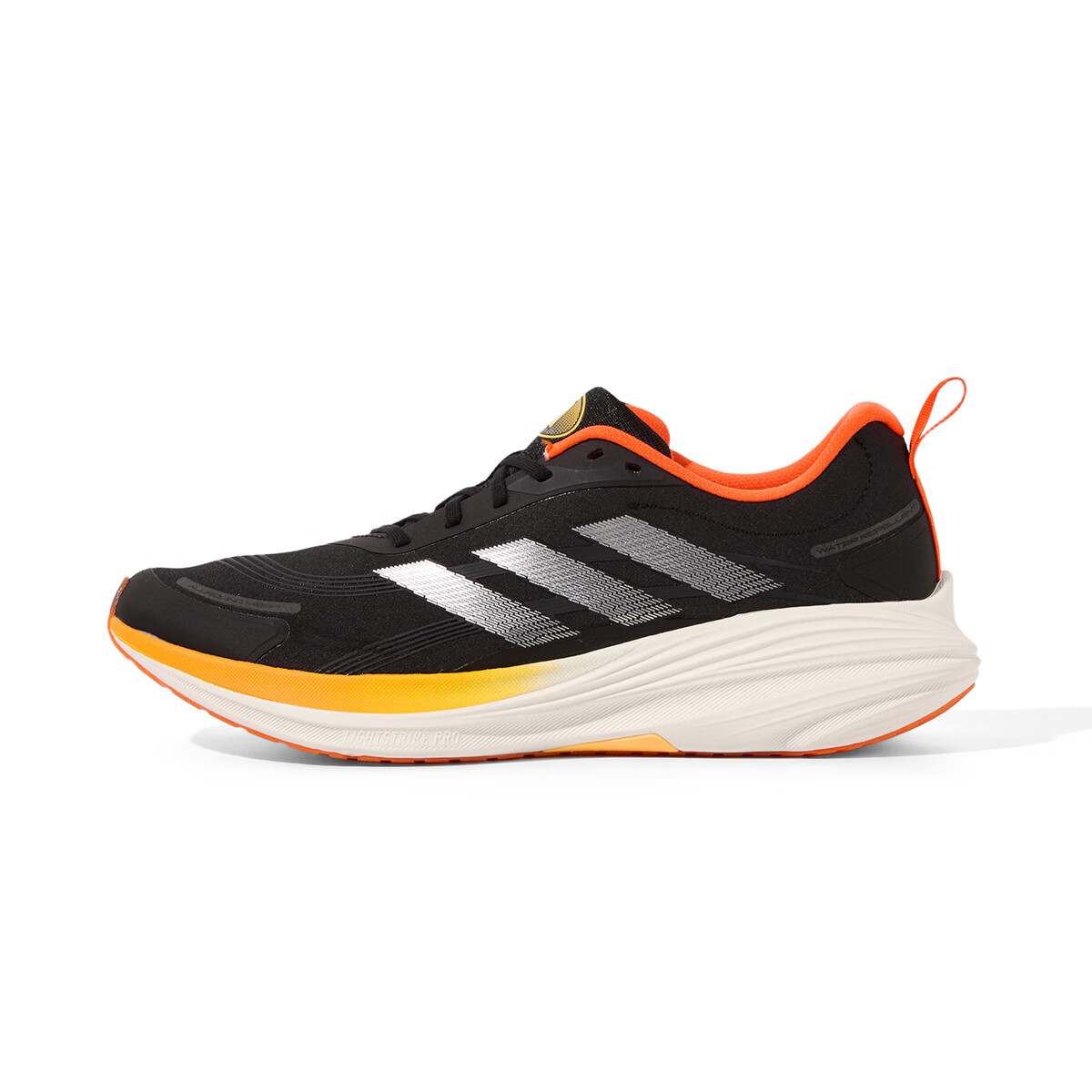 Adidas Men's Running Shoes Cushioning Breathable Marathon Sports Shoes Size 45 Black/Carbon Black 8