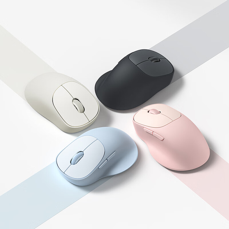 Беспроводная мышь MI Wireless Mouse 3 Comfort Color Edition, 2.4G Bluetooth, эргономичная, тихая, черная