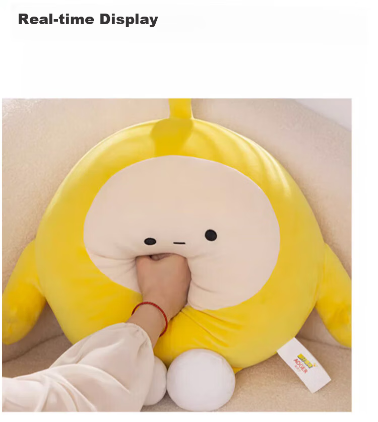 Airuisi Official Egg Party Doll Plush Toy Stuffed Animal Sleeping Pillow for Children, Boys And Girls Birthday Gift 16
