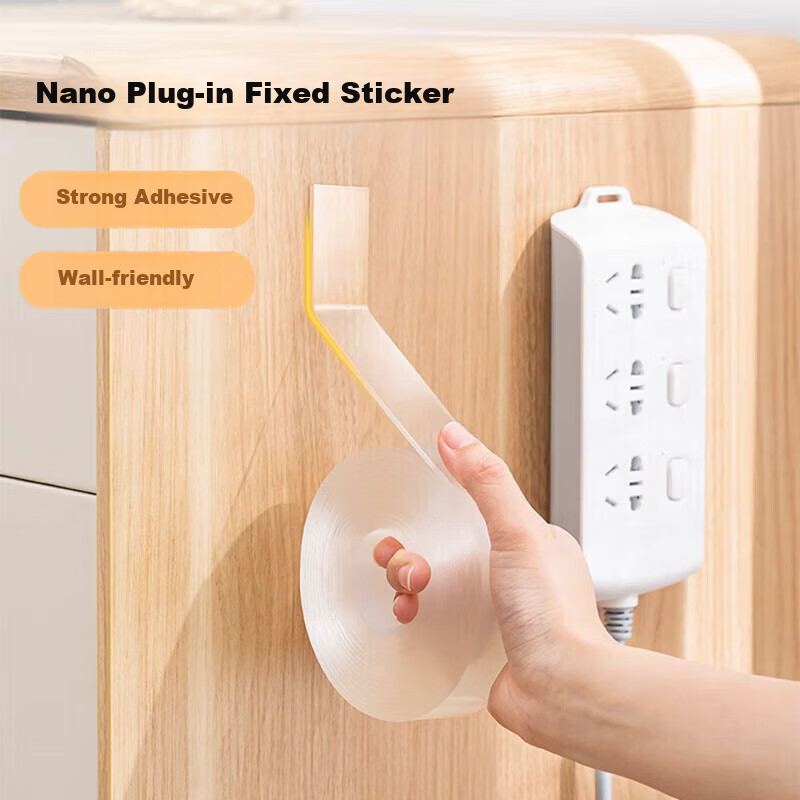 Miaoxinsi Wall-Mounted Router Socket Power Strip Organizer, No Drilling Required, Wall-Mounted Storage Solutio