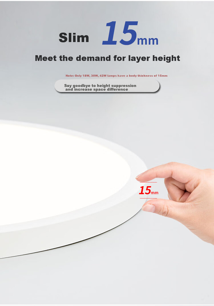 Foshanzhaoming LED Ceiling Light, Bedroom Lamp with Low Blue Light for Eye Protection, High Color Rendering Index, Space-Saving Design, 36W Children's Light 9