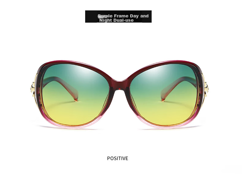 Lafudelu Women's Day And Night Sunglasses for Driving, Anti-UV, Anti-Glare, Polarized Driving Glasses with Reduced Glare for High Beam 11